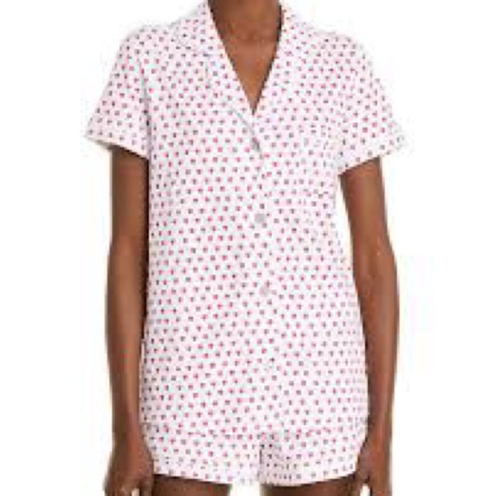 Roller Rabbit pink heart polo PJ